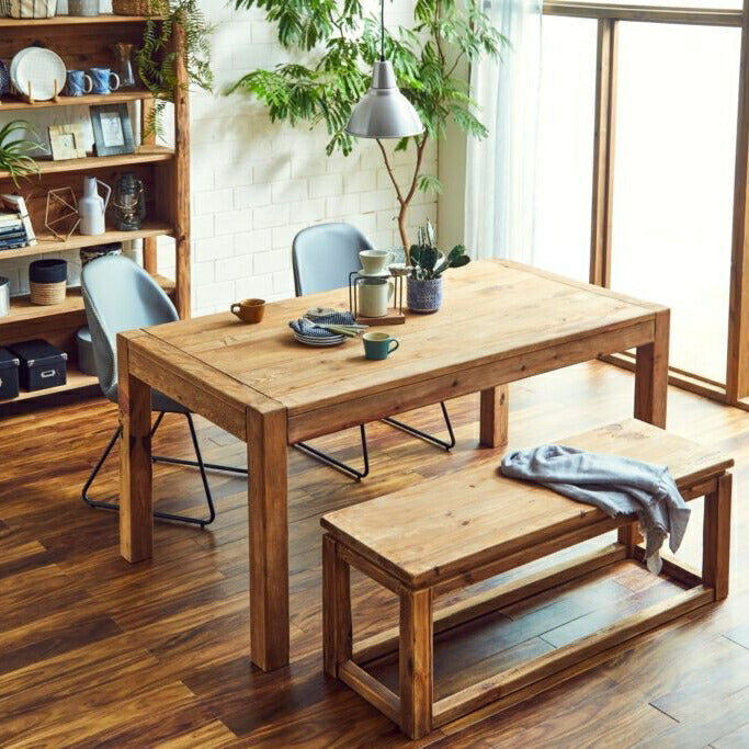 ダイニングテーブル アンティーク 机 木目 おしゃれ 木製アンティーク