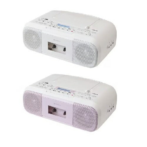 東芝 ラジカセ TY-CDS9 | TOSHIBA CDラジカセ ワイドFM対応 ホワイト