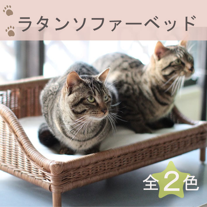 ペット用ラタンソファーベッド キャットハウス ペットハウス