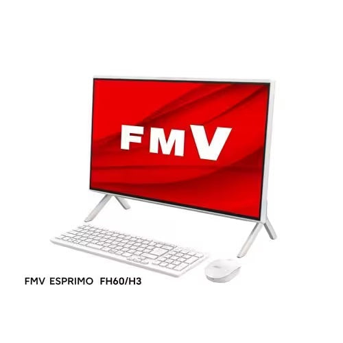 富士通 デスクトップパソコン FMVF60H3 | FMVF60H3W デスクトップパソコン FMV ESPRIMO FH Series ホワイト