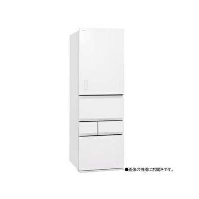 全国設置無料 東芝冷蔵庫 GR-W450GTML | TOSHIBA GRW450GTML 5ドア冷凍冷蔵庫 452L 左開き エクリュホワイト エクリュゴールド