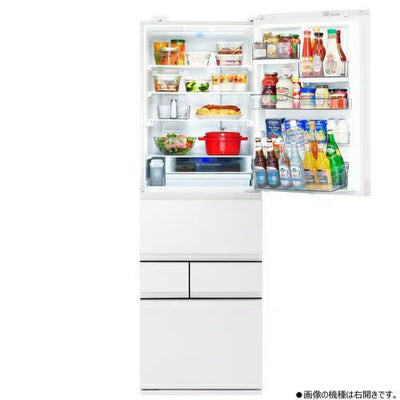 全国設置無料 東芝冷蔵庫 GR-W450GTML | TOSHIBA GRW450GTML 5ドア冷凍冷蔵庫 452L 左開き エクリュホワイト エクリュゴールド