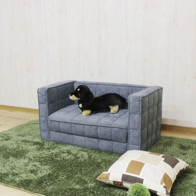 ペットソファー | ペットソファ 犬 猫 いぬ ねこ イヌ ネコ ペット 家具 ペット用ソファ ペットソファー ペットベッド 撥水加工 LC2風ソファ ペット家具 傷に強い ペット用品 お手入れ簡単 引っかき傷に強い ファブリック 撥水 丈夫 シンプル モダン ル・コルビジェ グレー