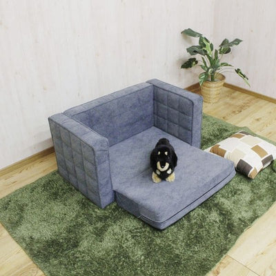 ペットソファー | ペットソファ 犬 猫 いぬ ねこ イヌ ネコ ペット 家具 ペット用ソファ ペットソファー ペットベッド 撥水加工 LC2風ソファ ペット家具 傷に強い ペット用品 お手入れ簡単 引っかき傷に強い ファブリック 撥水 丈夫 シンプル モダン ル・コルビジェ グレー