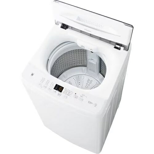 全国設置無料 ハイアール 洗濯機 JW-U55B | JWU55B Haier 洗濯機 5.5kg ホワイト JWU55BW ブラック JWU55BK