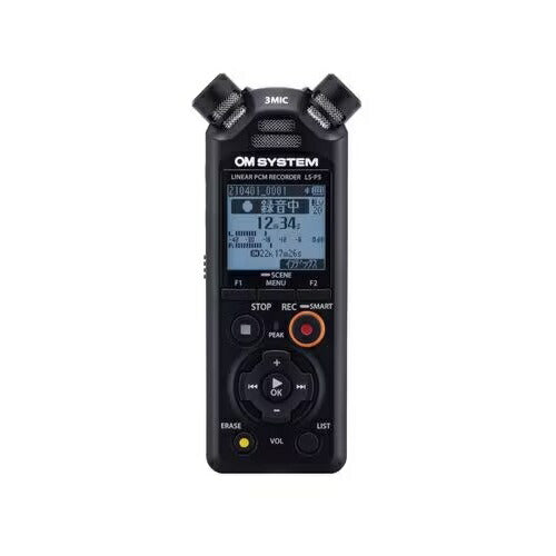 オリンパス ICレコーダー LS-P5 | OMデジタルソリューションズ LSP5 ICレコーダー OM SYSTEM・LINEAR PCM RECORDER BLK