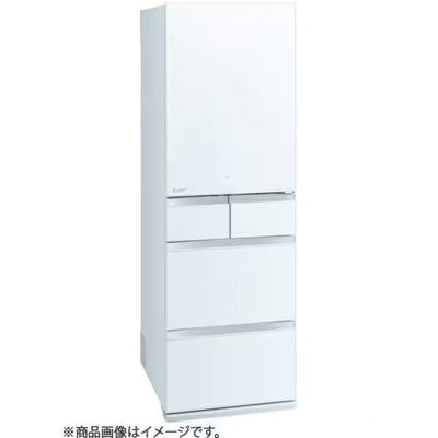 全国設置無料 三菱電機 冷蔵庫 MR-MD45KL | MITSUBISHI ELECTRIC MDシリーズ 451L 幅60cm 左開き 5ドア クリスタルピュアホワイト グレイングレージュ