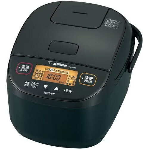 象印 マイコン炊飯器 NL-DT10 | ZOJIRUSHI 象印マホービン マイコン炊飯ジャー 5.5合炊き ブラック NLDT10BA