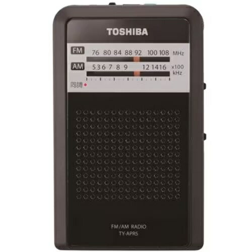 東芝 ポケットラジオ TY-APR5 | TOSHIBA TY-APR5K ラジオ ブラックTYAPR5K