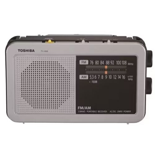 東芝 ラジオ TY-HR4 | TOSHIBA TY-HR4S FM／AMホームラジオ シルバーTYHR4S