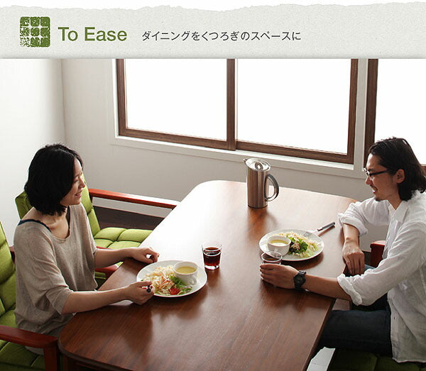 送料無料 ダイニング3点セット テーブル+1Pソファ2脚 幅90cm ダイニングテーブル セット ソファ 食卓セット デザイン おしゃれ かっこいい レトロ ヴィンテージ カフェスタイル 北欧 ダイニングソファ