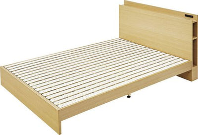 ベッドフレーム ダブル 単品 フレームのみ すのこ 木製 ダブルベッド すのこベッド 北欧 モダン シンプル おしゃれ コンセント付き