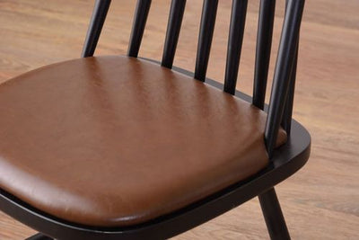 ダイニングチェア 1脚 チェア チェアー イス 椅子 おしゃれ シンプル ソフトレザー 北欧 木製 レトロ ナチュラル カントリー ダイニング 食卓