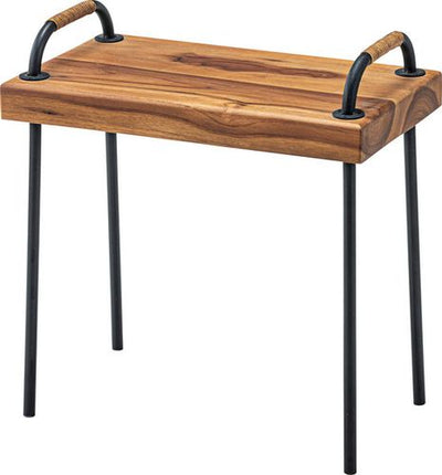 サイドテーブル サイドテーブル おしゃれテーブル ソファ横 小さいテーブル 天然木 ナチュラル 自然派 モンキーポッド