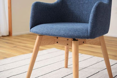 回転式チェア チェア ダイニングチェア チェアー イス 椅子 いす おしゃれ かわいい カフェ風 シンプル モダン ナチュラル デザイン 座り心地 ファブリック 丸みのあるデザイン デザイナー アーム一体型