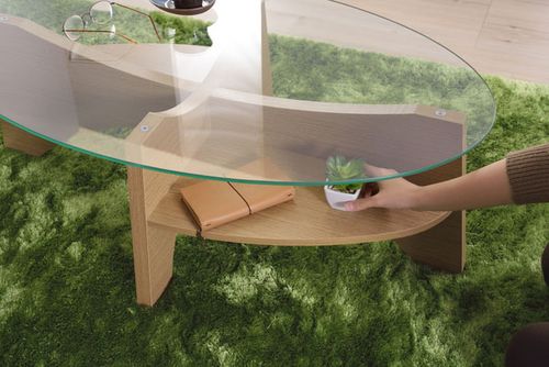 コーヒーテーブル センターテーブル テーブル ローテーブル センターテーブル ローデスク リビングテーブル おしゃれ シンプル かわいい 木目調 ガラス天板 モダン カフェ風