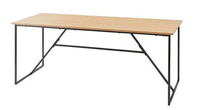 ダイニングテーブル 180cm幅 ダイニングテーブル 4～6人掛け おしゃれ 食卓テーブル アイアン スチール 北欧 カフェテーブル 木製 テーブル 180cm幅 ヴィンテージ 西海岸 ブルックリン テーブル単体