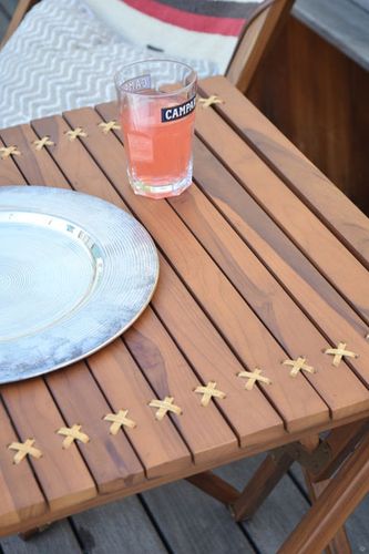 サイドテーブル ロールトップテーブル ミニテーブル ベランダ 庭 テラス 木製 おしゃれ バルコニー シンプル 天然木 カフェ風 持ち運び テーブル