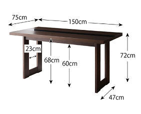 ブラックガラスダイニングテーブル W150  テーブル ダイニングテーブル キッチンテーブル ガラスダイニングテーブル シンプル モダン アーバンスタイル