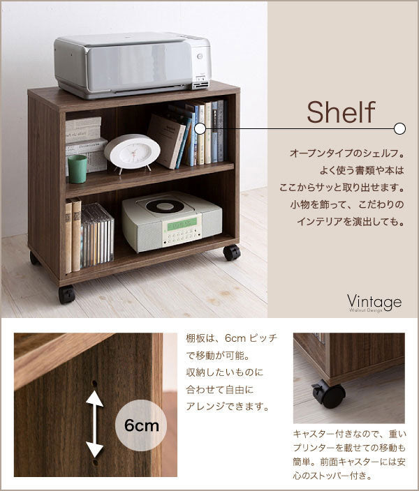 パソコンデスク・ワゴン・シェルフ 3点セット（直接引取限定） 楽天