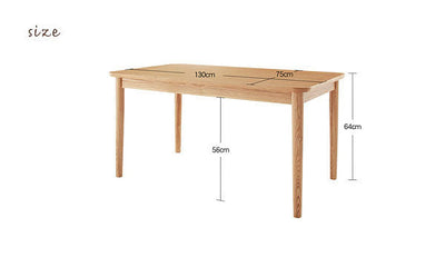 ダイニングテーブル W130cm  家具 天然木 ロースタイル ダイニング家具 テーブルW130