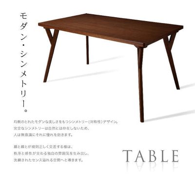 ダイニング3点セット テーブル W80cm ＋チェア2脚  ダイニングセット レトロ おしゃれ かっこいい 木製 食卓 北欧 モダン デザイン