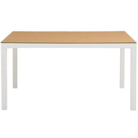 送料無料 テーブル 幅135cm  食卓机にぴったりのおしゃれでシンプルな長方形テーブル 飛散防止 生活用品 インテリア 雑貨 インテリア 家具 テーブル ダイニングテーブル