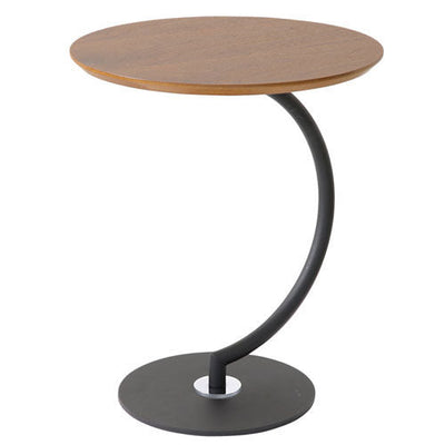 サイドテーブル円形 ダークブラウン  サイドテーブル インテリア ソファサイドテーブル ベッドサイドテーブル ナイトテーブル 家具 シンプル