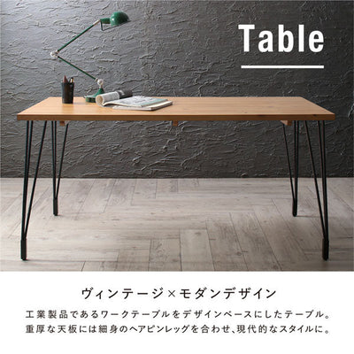 Ｗ120cm インダストリアル風 ダイニングテーブル 単品  ダイニングテーブル テーブル tabLe 食卓テーブル カフェテーブル 食卓 ダイニング リビングダイニング