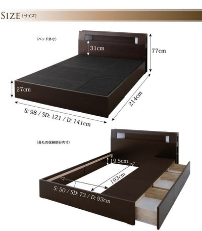 プレミアムポケットコイルマットレス付きベッド シングル ベッド マットレス付き マットレス付きベッド マット付き マット付きベッド マットレス
