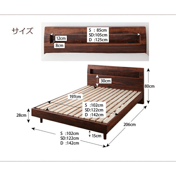 スタンダードボンネルコイルマットレス付きベッド セミダブル ベッド マットレス付き マットレス付きベッド マット付き マット付きベッド マットレス マット