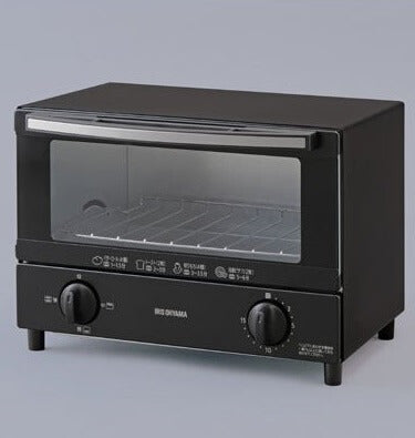 アイリスオーヤマ IRISOHYAMA オーブントースター KOT-012B KOT012B 家電 調理 トースター オーブントースター ブラック