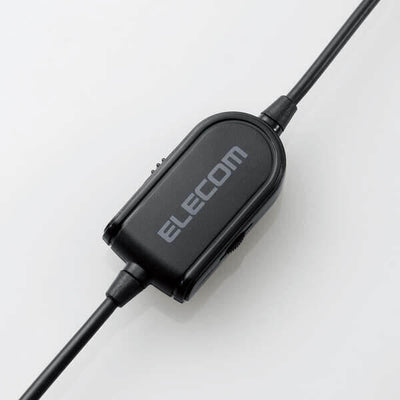 エレコム オーバーヘッド 両耳 USB 40mmドライバ HS-HP30U HSHP30U AV機器 オーディオ ヘッドホン PC用ヘッドセット ブラック