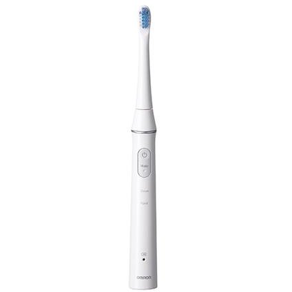 オムロン 電動歯ブラシ HT-B320-W HTB320W 音波式電動歯ブラシ ホワイト 歯垢除去力10倍 人気 シンプル コンパクト プレゼント