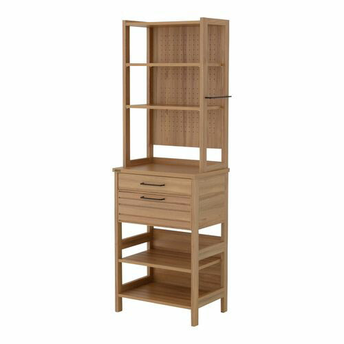 佐藤産業 LAFIKA 食器棚 幅85.5cm 奥行40cm 高さ90cm 背面化粧